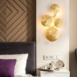 Lotus Leaves Solid Brass Sconce Wall Lights Vanity Lighting - heparts