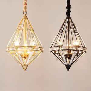 Pendant Light LED Unique Design Chandelier Metal Geometrical Painted Finishes Contemporary Vintage