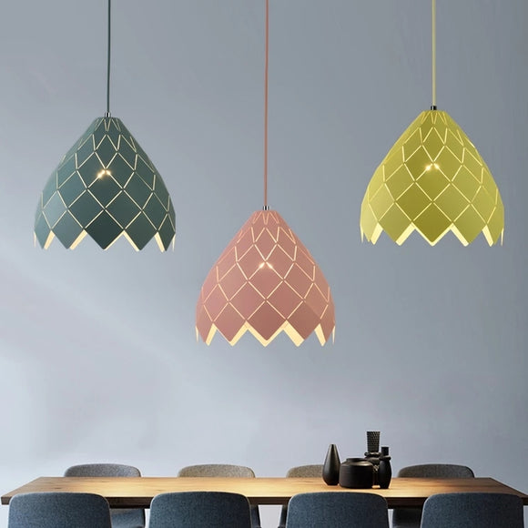 Macaroon Pendant Light Downlight Painted Finishes Metal Creative - heparts