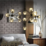 Popular Sputnik Pendant Light Chandelier Ambient Light Painted Finishes Metal Glass E26/E27 - heparts