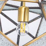 Pure Copper Diamond Light Ceiling&Pendant Chandelier Ambient Light Glass Candle Style E26/E27