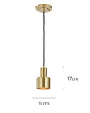 Raw Brass Pendant Light Art Light Industrial E26/E27 40W - heparts