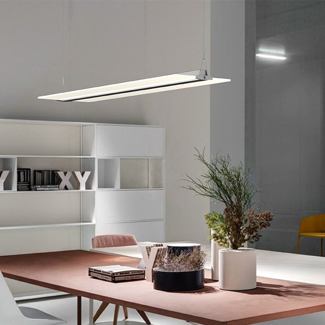 Rectangle Modern Led Pendant Light Chandelier Modern Creative Frameless ...