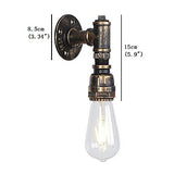 Retro Pipe Simple Vintage Wall Lamps & Sconces Metal 110-240V 60 W - heparts