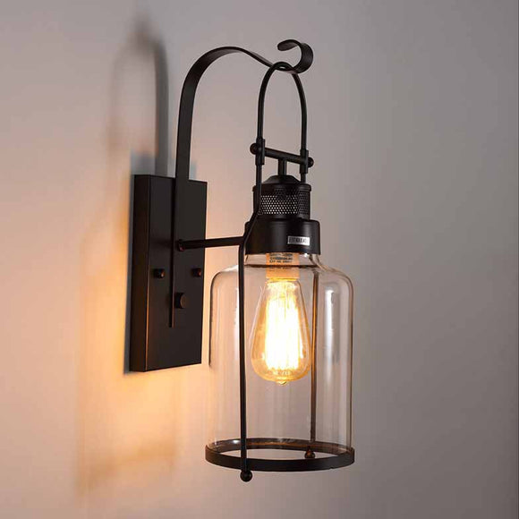 Rustic Lodge Wall Lamps Sconces Metal Wall Light Edison bulb E26 E27 heparts