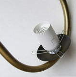 Simple Artful Vintage Hanging Ring Glass Ball Pendant Light Chandelier Lamps E26/E27 Base