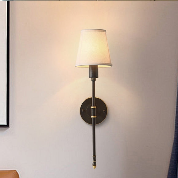 Solid Brass Sconce Wall Lights Vanity Lighting Mid Century Sconce Bedroom - heparts