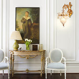 Pattern Traditional Copper Wall Light Creative Makeup Retro Sconces Living Room Indoor E12/E14