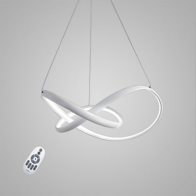 Twist Circular Pendant Light Chandelier Lighting Lamp Ambient Light LED Dimmable with Remote Control - heparts