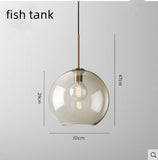 Various Shape Amber Glass Pendant Light Ambient Light - Mini Style 110-240V Edison Bulb Included