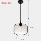 Various Color Cylinder Pendant Light Ambient Light - Mini Style, 110-240V Edison Bulb Included - heparts