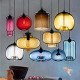 Various Color Cylinder Pendant Light Ambient Light - Mini Style, 110-240V Edison Bulb Included - heparts