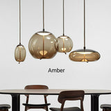 New Various Color Glass Cylinder Pendant Light Ambient Light - Mini Style, 110-240V - heparts