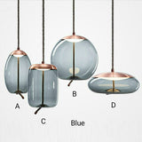 New Various Color Glass Cylinder Pendant Light Ambient Light - Mini Style, 110-240V - heparts