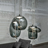 New Various Color Glass Cylinder Pendant Light Ambient Light - Mini Style, 110-240V - heparts
