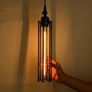 Vintage 3 Way Pendant Hanging Cage Lamp Industrial Cluster Ceiling Vintage 3 Way Pendant Hanging Cage Lamp Industrial Cluster Ceiling