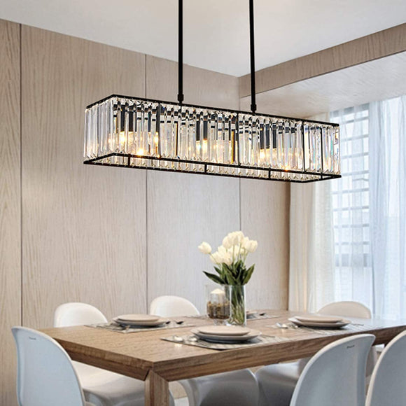 Rectangular light fixtures for cheap dining rooms