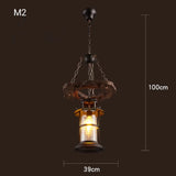 Wood Light Fixture Rustic Industrial Chandelier Bulbs Included - heparts