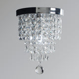 8 Inches LED Crystal Ceiling Light Plafonnier Lustre for Corridor Entrance Kitchen Lighting Fixtures Home Decor