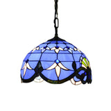 D12inch Tiffany Glass Pendant Light Ambient Light  Chandelier Decorative Lamp