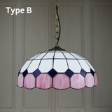 16 Inch Grape Tiffany European Creative Ambient Light Chandelier Decorative Lamp