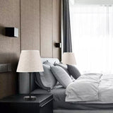 Nordic Linen Table Lamp Bedroom Dimming Table Lamp