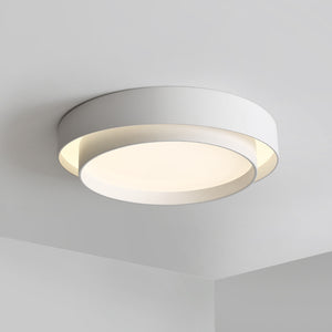 Creative Double-layer Circular Design Ceiling Lamp Italian Designer Nordic Simple Modern Small Living Room Bedroom Lighting