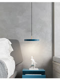 Minimalist Small Chandelier Bedroom Bedside Chandelier Modern Simple Single Head Bar Chandelier Nordic Light Luxury Long Line Bedside Lamp