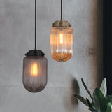 Nordic Simple Glass Chandelier Living Room Dining Room Study Bedroom Glass Iron Chandelier