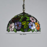 16 Inch Grape Tiffany European Creative Ambient Light Chandelier Decorative Lamp