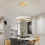 Spiral Modern LED Pendant Lights Suspension Lighting for Dinning Room Foyer Bedroom Hanging Lamp 90-265V