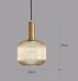 Nordic Retro restaurant colorfull glass pendant lights Creative living room Lamp Simple bedside lamp LED E26/E27 light