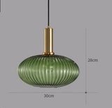 Nordic Retro restaurant colorfull glass pendant lights Creative living room Lamp Simple bedside lamp LED E26/E27 light