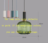 Nordic Retro restaurant colorfull glass pendant lights Creative living room Lamp Simple bedside lamp LED E26/E27 light