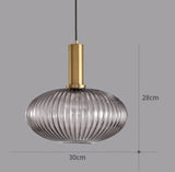 Nordic Retro restaurant colorfull glass pendant lights Creative living room Lamp Simple bedside lamp LED E26/E27 light