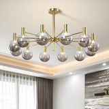 Light luxury living room led chandelier simple modern home dining room bedroom lamp Nordic novelty cafe chandelier ceiling