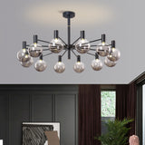 Light luxury living room led chandelier simple modern home dining room bedroom lamp Nordic novelty cafe chandelier ceiling