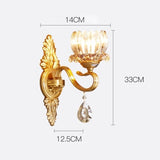 Wall Light Led Full copper Luxury Crystal Nordic Mirror Light Luminaire Bathroom Living room decoration Wandlamp