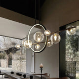 7/10-Lights Modern LED Novelty Glass bubble Chandelier Nordic Dining room Lamp Restaurant lighting Kitchen Island Home Decor Hanging lights