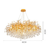 Nordic LED Luxury Chandelier Lighting Living Room LOFT Restaurant Kitchen Crystal Hanging Lamps Hotel Ceiling Chandeliers Lamp