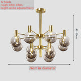 Light luxury living room led chandelier simple modern home dining room bedroom lamp Nordic novelty cafe chandelier ceiling