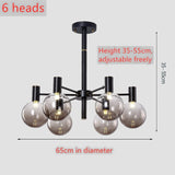 Light luxury living room led chandelier simple modern home dining room bedroom lamp Nordic novelty cafe chandelier ceiling