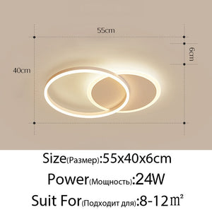 Gold White Modern LED Chandelier Lighting For Living Study Room Dimmable Indoor Lamps Parlor Foyer Lustres Lampadario Luminaire