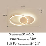 Gold White Modern LED Chandelier Lighting For Living Study Room Dimmable Indoor Lamps Parlor Foyer Lustres Lampadario Luminaire