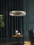 LED Chandelier Bedroom Light for Home Crystal Gold Chandeliers Living room Dining room Double Ring Lighting Lustre Lamp