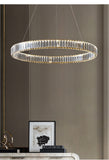 LED Chandelier Bedroom Light for Home Crystal Gold Chandeliers Living room Dining room Double Ring Lighting Lustre Lamp