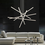 Modern LED Chandelier Aluminum Pendant Lamp for Dining Living Room Shop Stair Lighting Fixtures