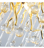 Nordic LED Luxury Chandelier Lighting Living Room LOFT Restaurant Kitchen Crystal Hanging Lamps Hotel Ceiling Chandeliers Lamp
