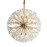 Nordic Postmodern 18 Lights Led Art Chandelier Creative Dandelion Hanging Lamp for Living Dining Room Decor Lightings