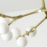 Modern Glass Balls Sputnik Lights Chandelier Living Room Kitchen Bedroom Nordic Lustre G9